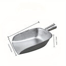 Pala de Aluminio de Alta Resistencia - Diseño Multipropósito y Engrosado para el Manejo Eficiente de Granos y Alimentos, Ideal para Uso Doméstico