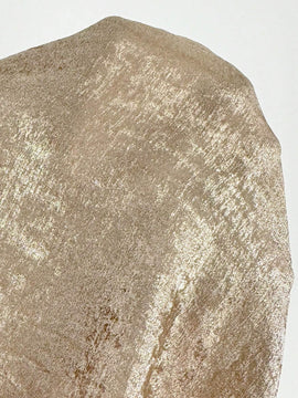 Blusa de manga de linterna con cuello asimetrico de jacquard