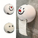 Contenedor Creativo para Papel Higiénico Montado en la Pared, Cubierta de Plástico Conveniente y Decorativa con Ojos, Soporte para Rollo de Papel Higiénico Suministros de Baño