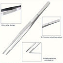 Juego de 2 Pinzas de Cocina de Acero Inoxidable Premium - Duraderas, Ergonómicas para Barbacoa y Cocina, Pinzas Precisas para Manipular Alimentos - Ideales para Asar, Cocinar y Preparar Comidas