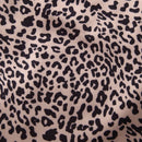 Top corto con estampado de leopardo para el verano