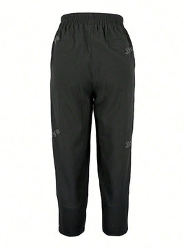 Pantalones largos simples y de bolsillo unicolor para mujeres