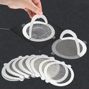 20 Piezas de Cubiertas Atrapapelos para Desagüe de Ducha: Pegatinas de Filtro de Malla, Atrapapelos, Pegatinas de Malla Antiobstrucción para Desagües Decoraciones de Halloween y Navidad