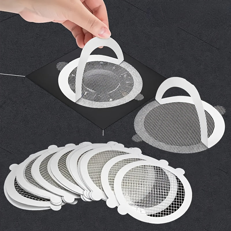 20 Piezas de Cubiertas Atrapapelos para Desagüe de Ducha: Pegatinas de Filtro de Malla, Atrapapelos, Pegatinas de Malla Antiobstrucción para Desagües Decoraciones de Halloween y Navidad