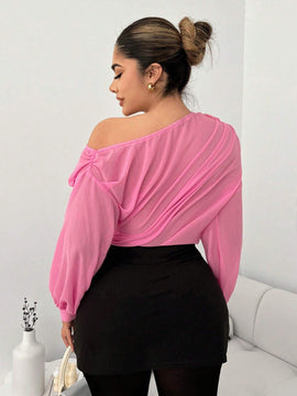 Elegante y sexy camisa de verano para mujeres con decoracion floral en 3D