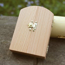 Pequeño Columpio Sagrado Católico para Mesa, Columpio de Coche de Madera de Haya con Jesús y San José, Artesanía Cristiana, Regalo, 10cm, Accesorios de Decoración para el Hogar