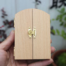 Pequeño Columpio Sagrado Católico para Mesa, Columpio de Coche de Madera de Haya con Jesús y San José, Artesanía Cristiana, Regalo, 10cm, Accesorios de Decoración para el Hogar