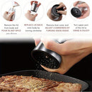 Molinillo de Pimienta Portátil de Acero Inoxidable con Núcleo Cerámico Ajustable - Molinillo Manual para Especias en Casa, Barbacoas y Uso al Aire Libre, Ideal para Moler Especias como Comino, Cilantro y Granos de Pimienta