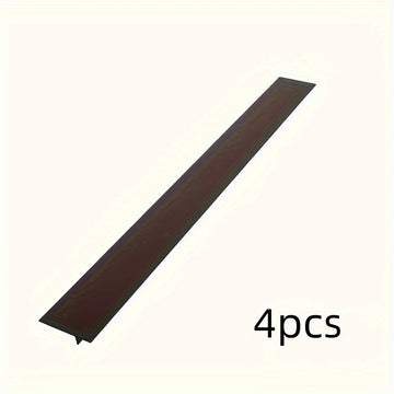 Paquete de 4 cubiertas de silicona para espacios de encimera de estufa, resistentes al calor, tiras de relleno de espacios de cocina impermeables, fáciles de limpiar, espaciadores de sellado cortables para estufas y mostradores