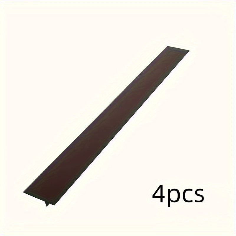 Paquete de 4 cubiertas de silicona para espacios de encimera de estufa, resistentes al calor, tiras de relleno de espacios de cocina impermeables, fáciles de limpiar, espaciadores de sellado cortables para estufas y mostradores