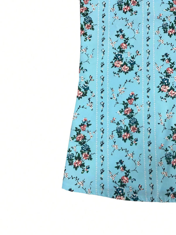 Camiseta de verano de manga corta para mujer con encaje y parches en el cuello en V