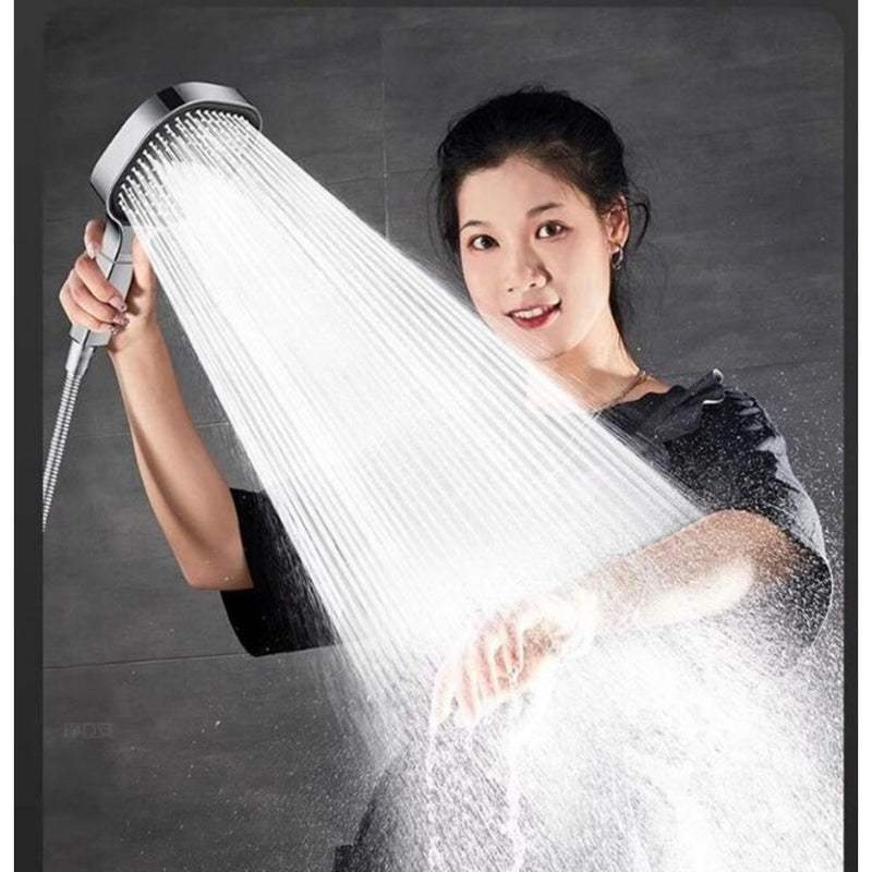 Cabezal de ducha de mano de alta presión con filtro, cabezal de ducha de masaje de montaje en pared de plástico cuadrado para accesorios de baño Decoraciones de Halloween, Navidad