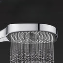 Cabezal de ducha de mano de alta presión con filtro, cabezal de ducha de masaje de montaje en pared de plástico cuadrado para accesorios de baño Decoraciones de Halloween, Navidad