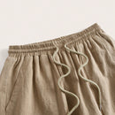 Pantalones sueltos de pierna ancha de color solido para mujer con dobladillo fluido, estilo casual