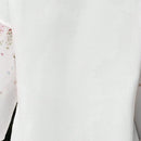 Camisa floral de ocio para vacaciones con parche de cintura empalmado