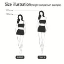 Tall pantalones rectos de talla alta con cintura elastica solida