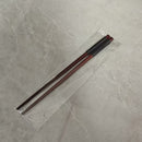 1 par de palillos chinos torcidos de madera con diseño antideslizante, palillos de bambú y palo de rosa, cubiertos para el hogar, palillos de madera de alta calidad