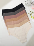 7 paquete de bragas triangulares sin costuras para mujer, comodas