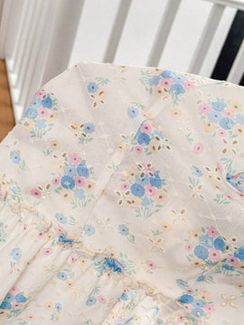 Camisa corta de mangas cortas para mujer, impresa con frente anudado para usar en el dia a dia