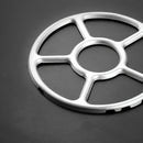 1pc Soporte de Anillo de Quemador de Estufa de Gas de Acero Inoxidable, Soporte Antideslizante para Olla de Leche, Rejilla Auxiliar de Cocina para Cocina de Gas