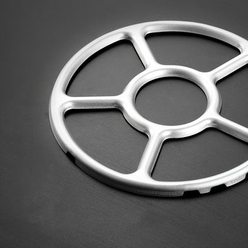 1pc Soporte de Anillo de Quemador de Estufa de Gas de Acero Inoxidable, Soporte Antideslizante para Olla de Leche, Rejilla Auxiliar de Cocina para Cocina de Gas