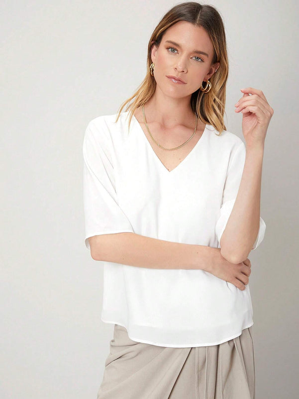 MOTF PREMIUM Top de ajuste relajado
