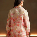 Anewsta Camisa larga de flores con mangas largas para vacaciones en la playa