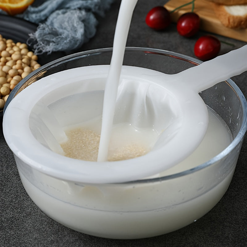 Filtro de Leche de Soja con Asa - Extractor de Jugo Eficiente y Separador de Residuos para Bebidas Suaves, Electrodoméstico de Cocina Perfecto para Batidos y Sopas, Preparación de Bebidas | Moderna Vajilla de Cocina | Vajilla de Cocina Duradera