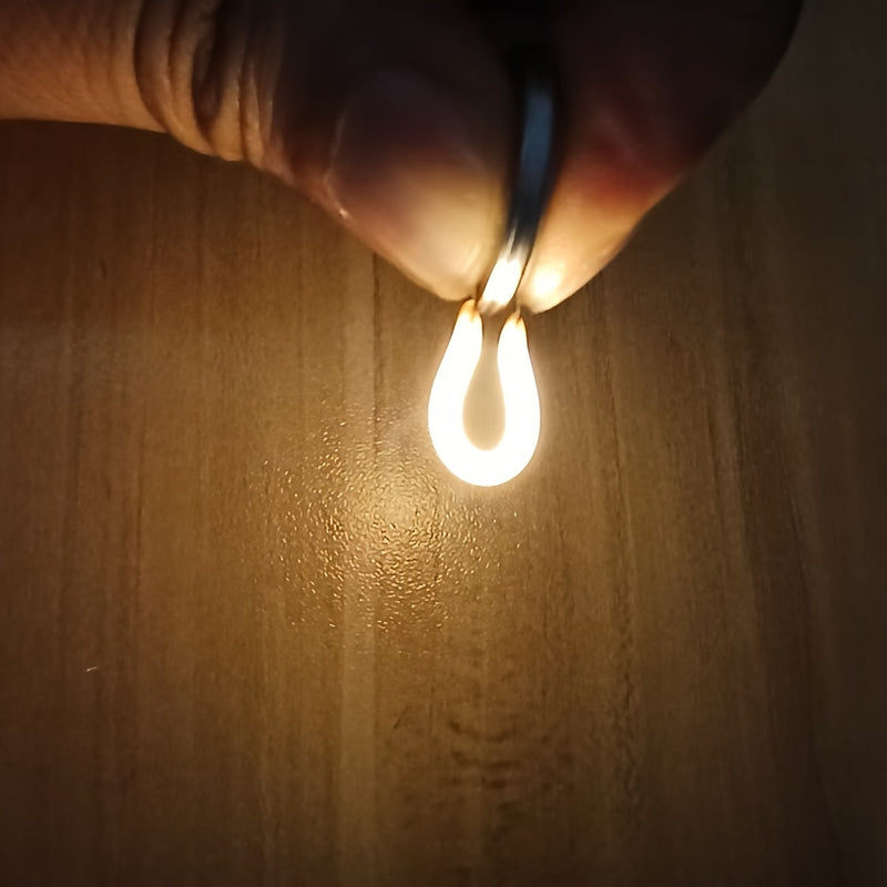 Tira de luces LED de silicona de 4 unidades con chip FCOB, iluminación flexible con batería, 0,5W, decoración DIY, opciones de regalo creativas - Filamento de bombilla espiral de diodo, tamaños múltiples, no incluye batería