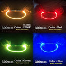 Tira de luces LED de silicona de 4 unidades con chip FCOB, iluminación flexible con batería, 0,5W, decoración DIY, opciones de regalo creativas - Filamento de bombilla espiral de diodo, tamaños múltiples, no incluye batería