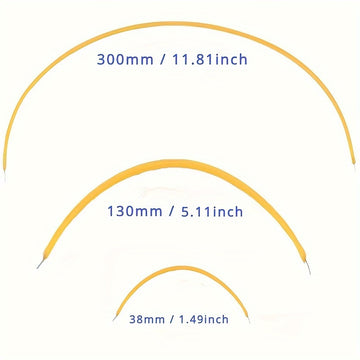 Tira de luces LED de silicona de 4 unidades con chip FCOB, iluminación flexible con batería, 0,5W, decoración DIY, opciones de regalo creativas - Filamento de bombilla espiral de diodo, tamaños múltiples, no incluye batería