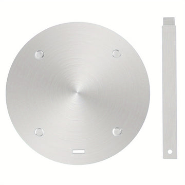 Placa de conversión de inducción de 20 cm - Difusor de calor de acero inoxidable con mango para estufa de gas, herramienta de cocina de ahorro de energía para una distribución uniforme del calor, compatible con utensilios de cocina no inductivos