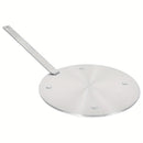 Placa de conversión de inducción de 20 cm - Difusor de calor de acero inoxidable con mango para estufa de gas, herramienta de cocina de ahorro de energía para una distribución uniforme del calor, compatible con utensilios de cocina no inductivos