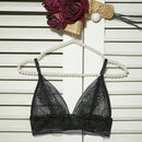 Brasier minimalista casual de unicolor con decoracion de mono para mujer