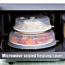 2 paquetes de tapas de calentamiento selladas aptas para microondas para la conservación de alimentos en la cocina, tapas de platos transparentes sin BPA para verduras y frutas, aptas para el contacto con alimentos, resistentes al calor - juego de 23,01