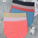 7 piezas de bragas sin costuras de talle alto en forma de triangulo para mujeres