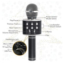 Micrófono Karaoke Bluetooth Parlantes Integrados para IOS y Android RF 858
