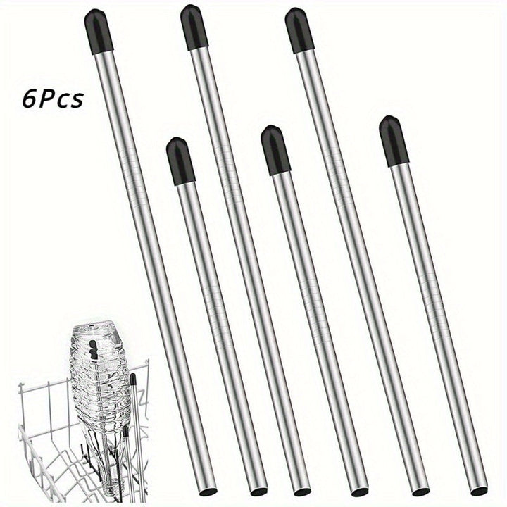 Soporte universal para botellas de lavavajillas de acero inoxidable - Se adapta a todos los soportes para botellas de lavavajillas estándar