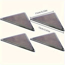 Juego de 8 Piezas de Fijadores para Alfombras Reutilizables y Lavables - Pegatinas Antideslizantes para Alfombras, Cinta Adhesiva Doble Cara, Garantizando una Decoración Estable en el Hogar