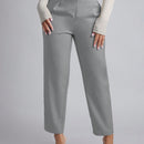 Petite pantalones de pana para mujer con cintura elastica en la parte trasera, apropiados para otono e invierno