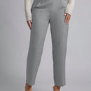 Petite pantalones de pana para mujer con cintura elastica en la parte trasera, apropiados para otono e invierno