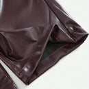 Anewsta pantalon cargo de pierna recta de moda moderno para mujer