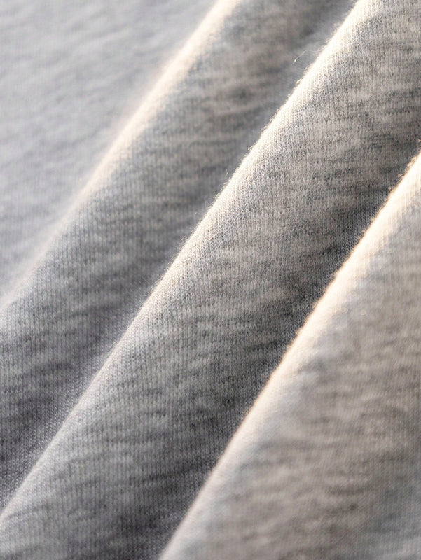 Ezwear sudadera informal tipo streetwear con lema, con corte holgado, estampado negro y rosa, para mujer, otono invierno