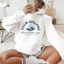 Ezwear sudadera con capucha con estampado ondulado y estampado de letra