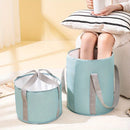 1pc Bañera de pies plegable portátil - Calma y refresca tus pies en cualquier lugar y en cualquier momento.