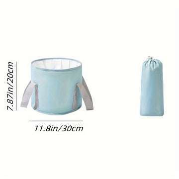 1pc Bañera de pies plegable portátil - Calma y refresca tus pies en cualquier lugar y en cualquier momento.