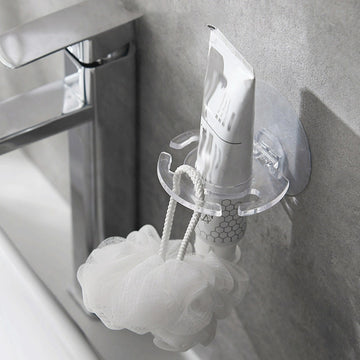 Soporte de Cepillo de Dientes y Pasta Dental de Fácil Instalación en Pared - Sin Necesidad de Taladrar, Organizador de Baño que Ahorra Espacio