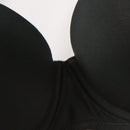 Sujetador con copas medias de color morado brillante, sexy, comodo y con push up, con tirantes desmontables para chicas