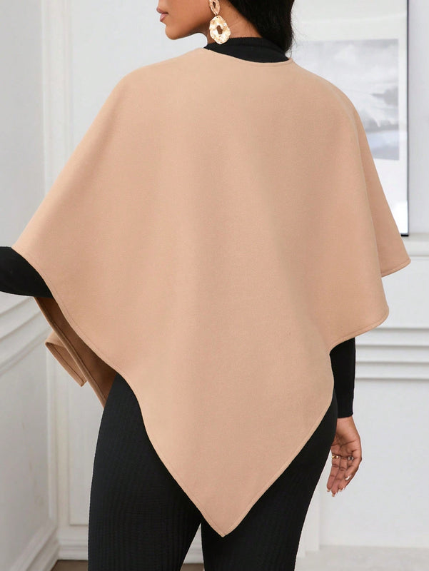 Lady poncho para mujer con diseno de drapeado en la cintura y lazo