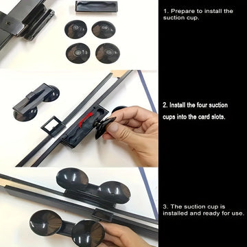 Persiana Automática Retráctil para Auto de Fácil Instalación con Protección UV y Aislamiento Térmico, Cortina Opaca Adhesiva
